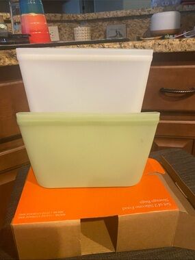 Silicone Food Storage Bags - Set of 2